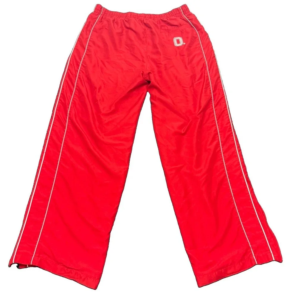 Vintage Colosseum Athletics Ohio State Track Pants Embroidered Team Logos Size L